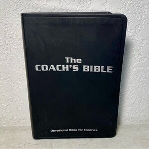 The Coach’s Bible Holman Christian Standard Bible HCSB Devotional Black & Silver